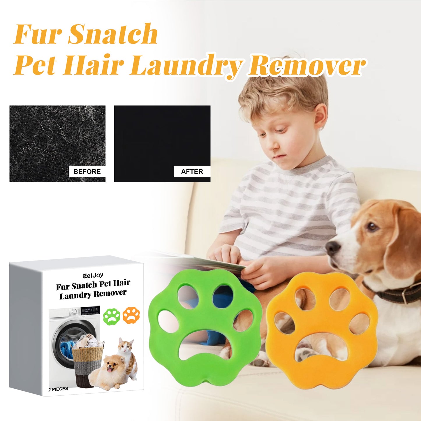 PawPopi™ FurCatch Laundry Hair Remover