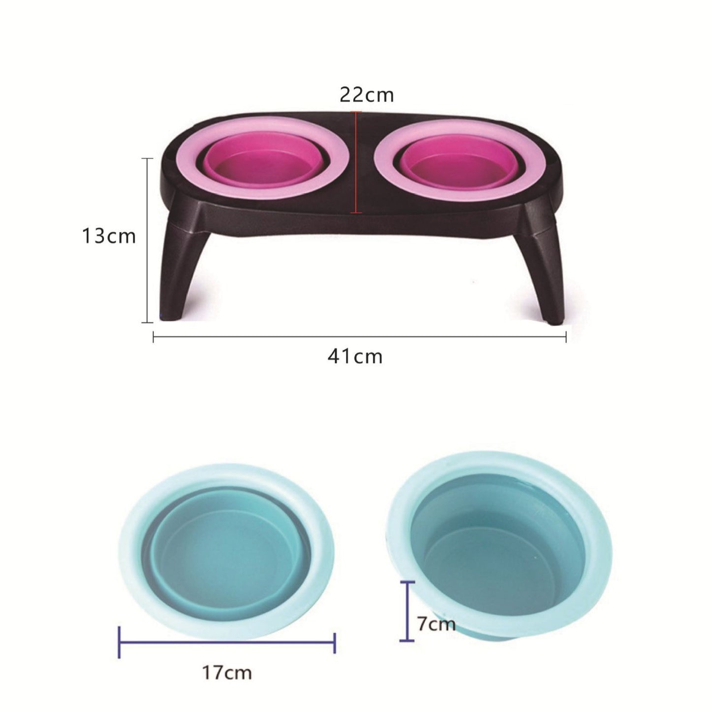 PawPopi™ DuoFold Pet Feeding Bowl
